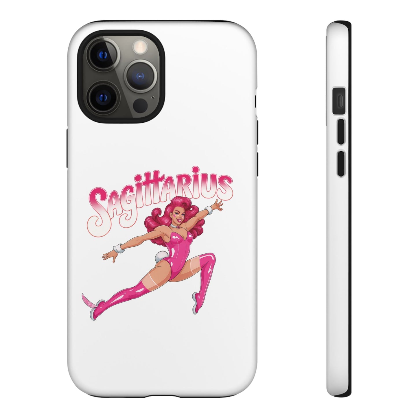 “Sagittarius” phone case Pink Dollar Bill Woman Bunny Costume