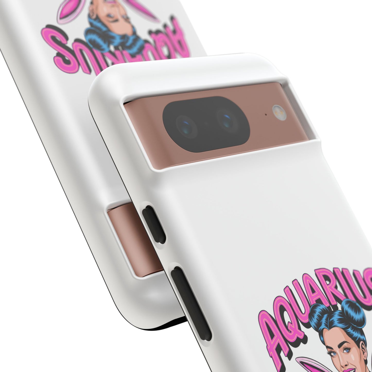 “AQUARIUS” Phone Case with Retro Look