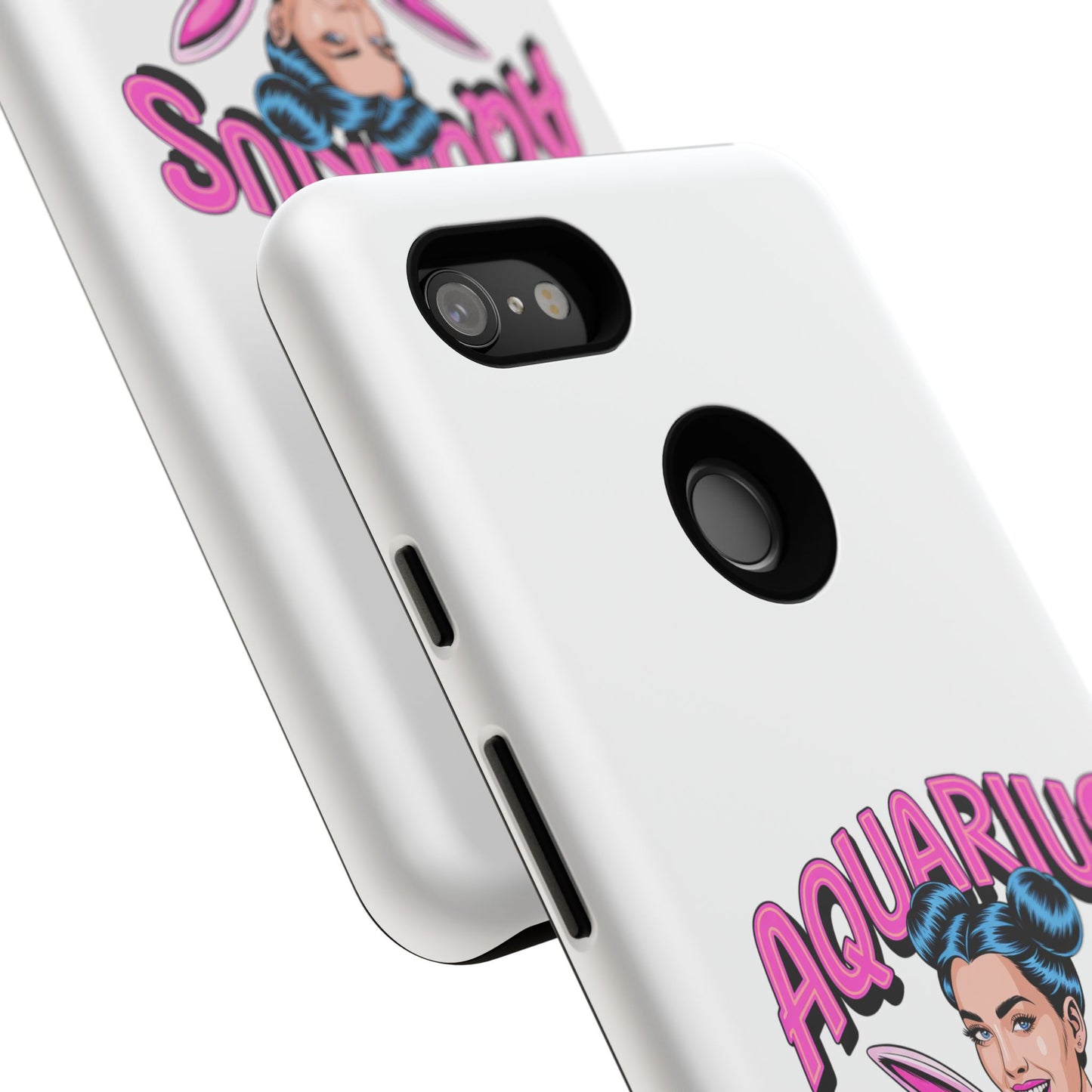 “AQUARIUS” Phone Case with Retro Look