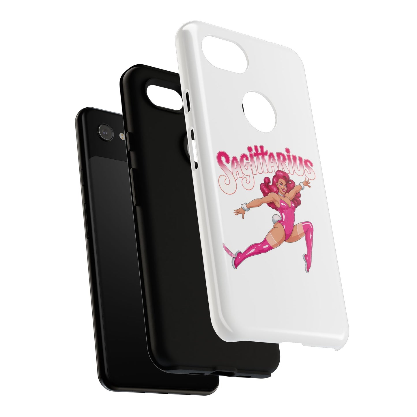 “Sagittarius” phone case Pink Dollar Bill Woman Bunny Costume