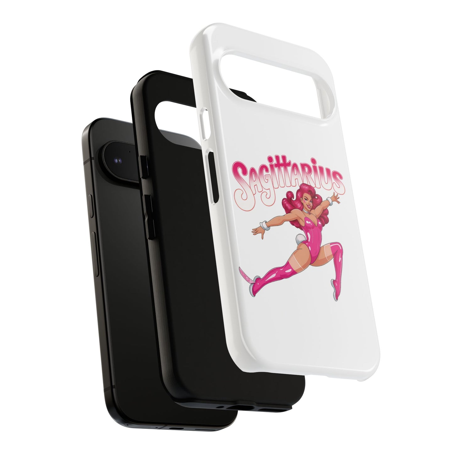 “Sagittarius” phone case Pink Dollar Bill Woman Bunny Costume