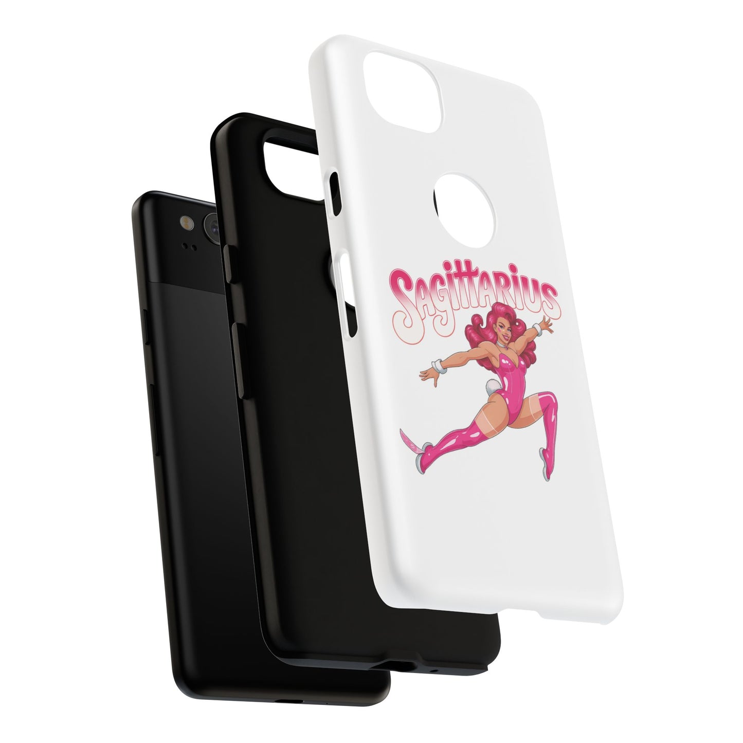“Sagittarius” phone case Pink Dollar Bill Woman Bunny Costume