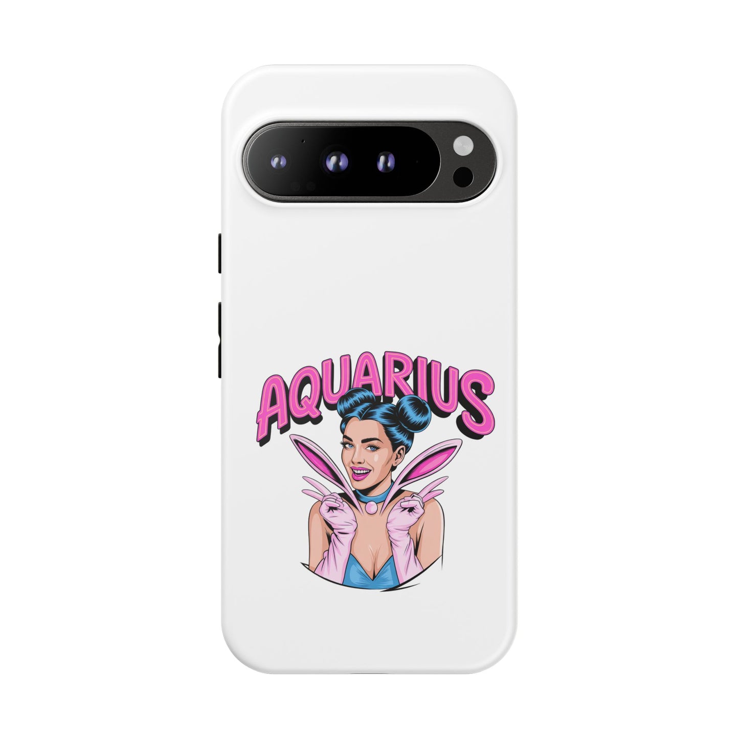 “AQUARIUS” Phone Case with Retro Look