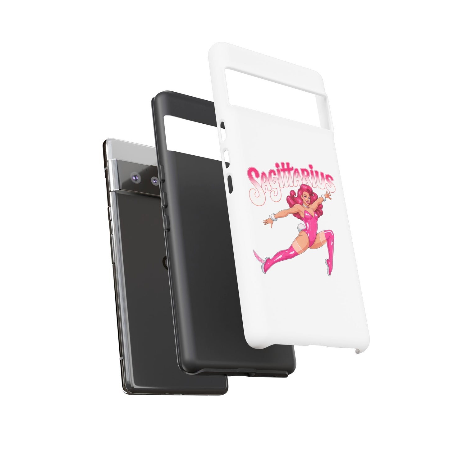 “Sagittarius” phone case Pink Dollar Bill Woman Bunny Costume