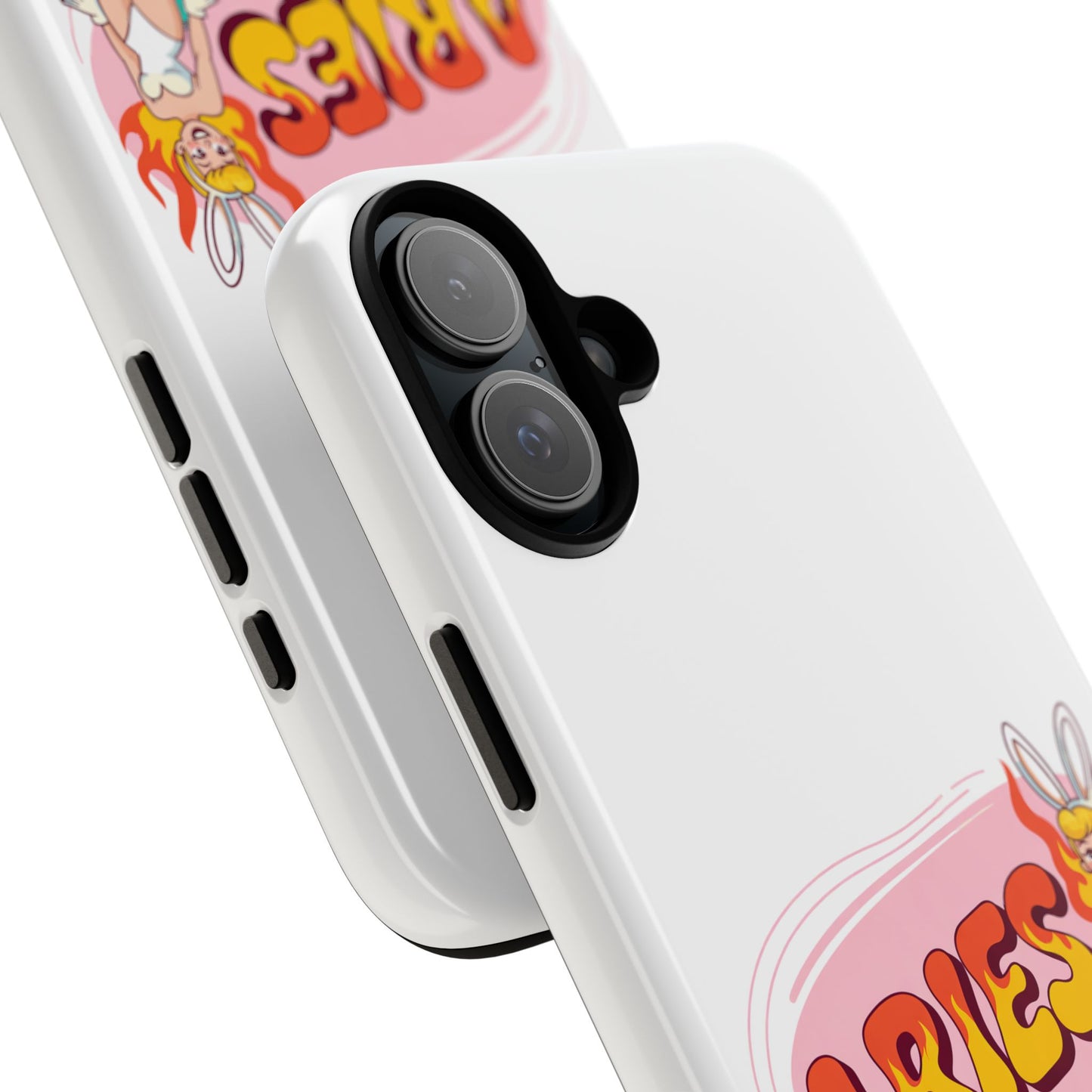 “ARIES” Cute Bunny Phone Case, Tough Phone Cover, Retro Style Case