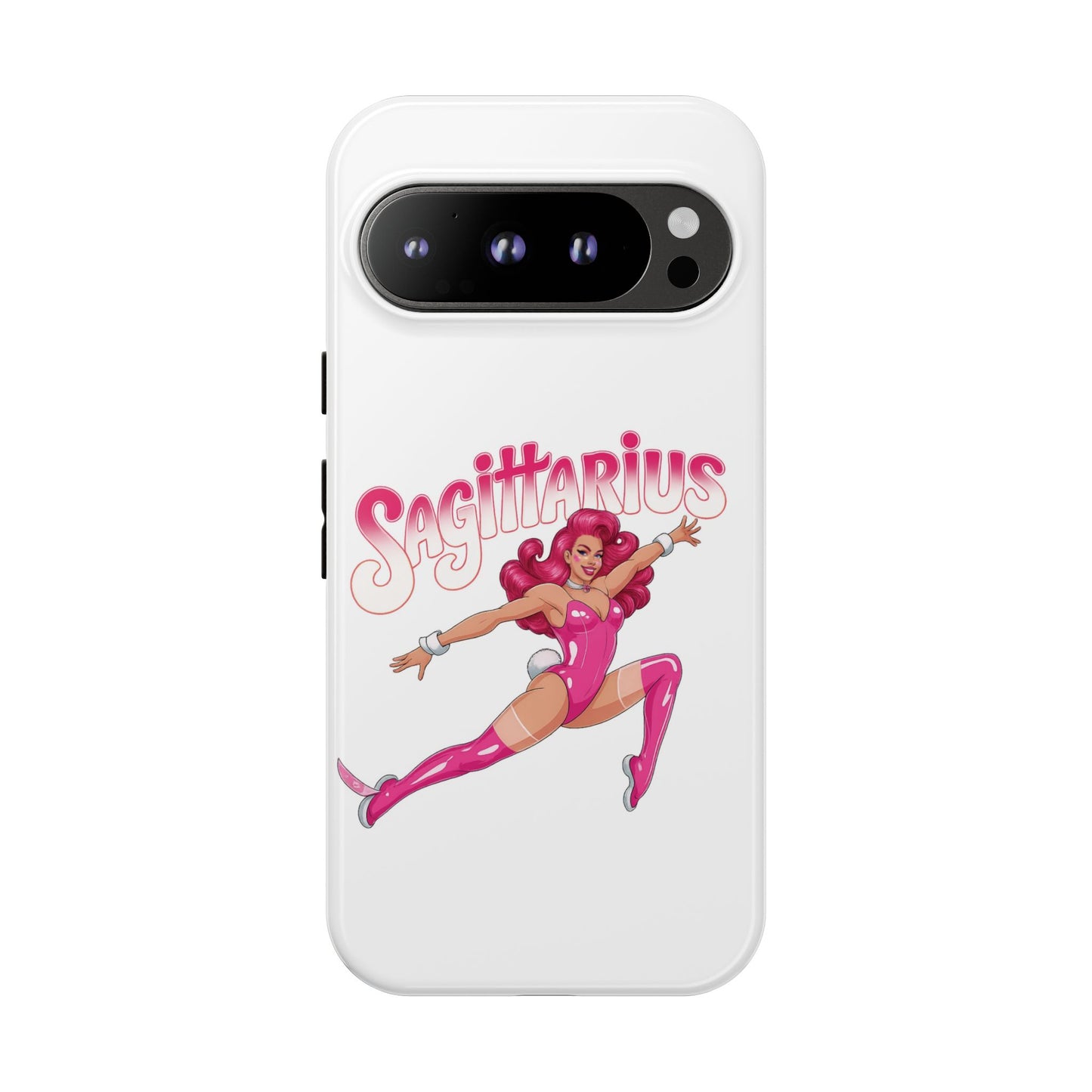 “Sagittarius” phone case Pink Dollar Bill Woman Bunny Costume