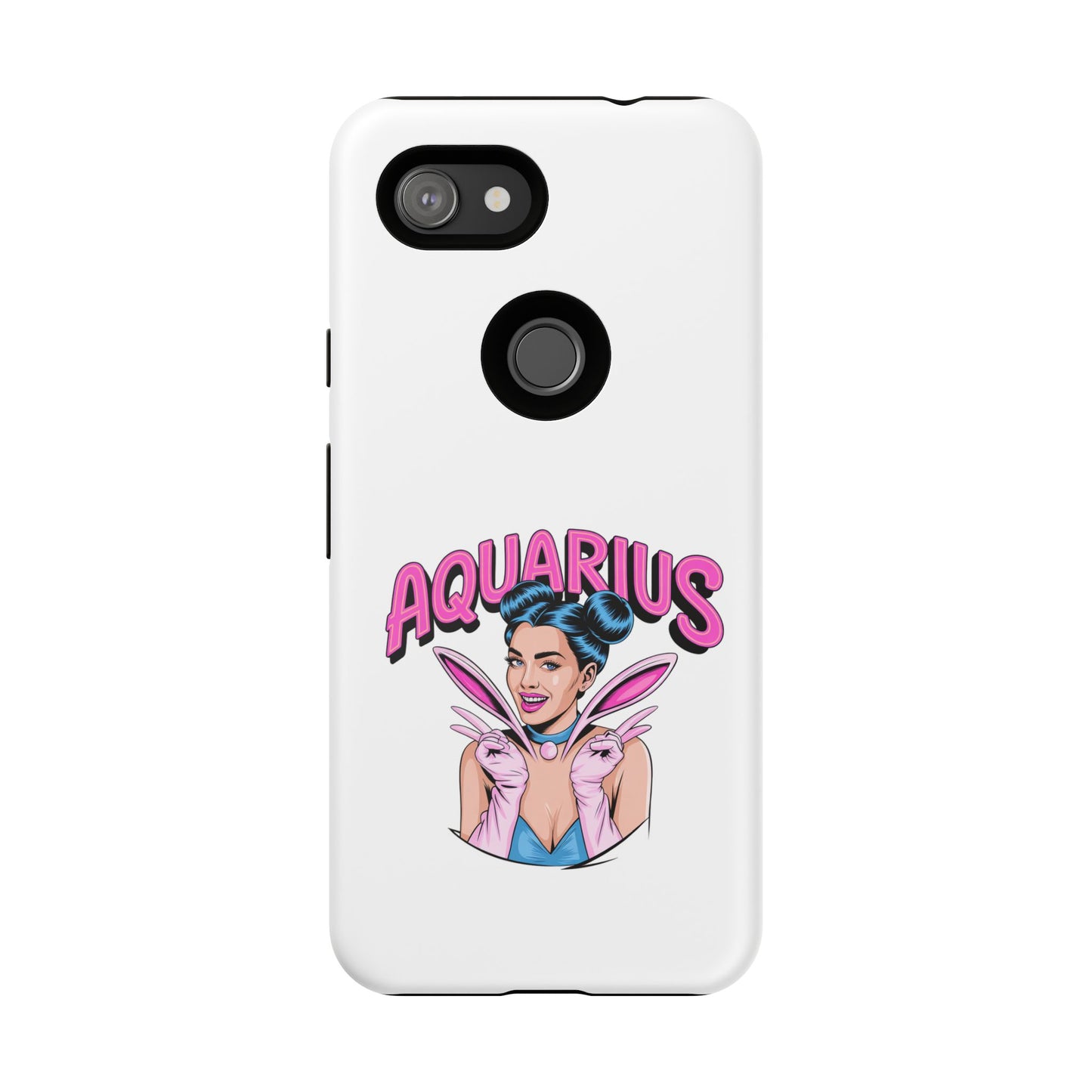 “AQUARIUS” Phone Case with Retro Look