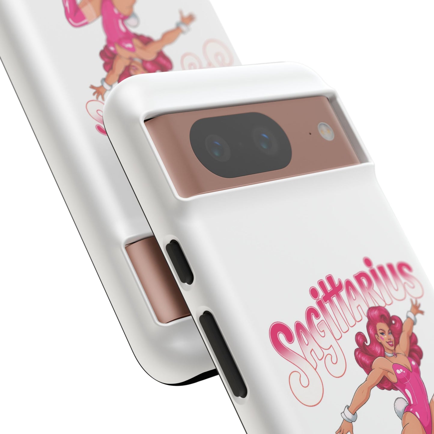 “Sagittarius” phone case Pink Dollar Bill Woman Bunny Costume