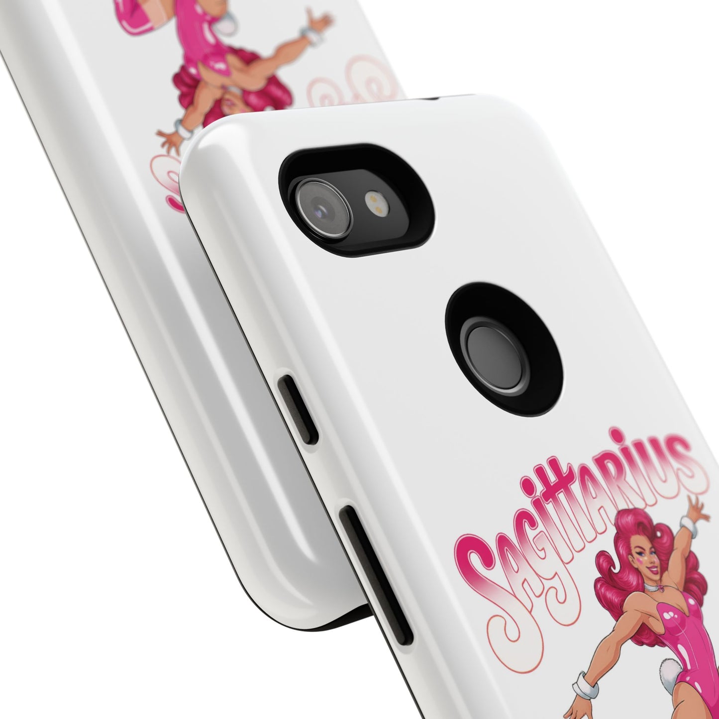 “Sagittarius” phone case Pink Dollar Bill Woman Bunny Costume