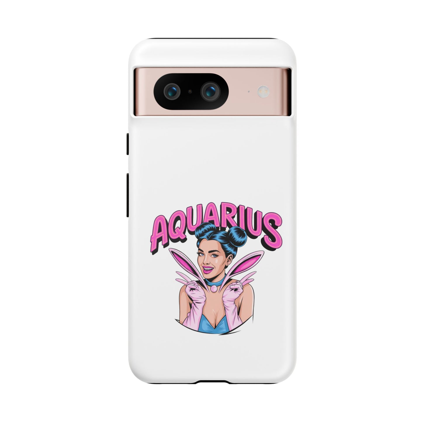 “AQUARIUS” Phone Case with Retro Look