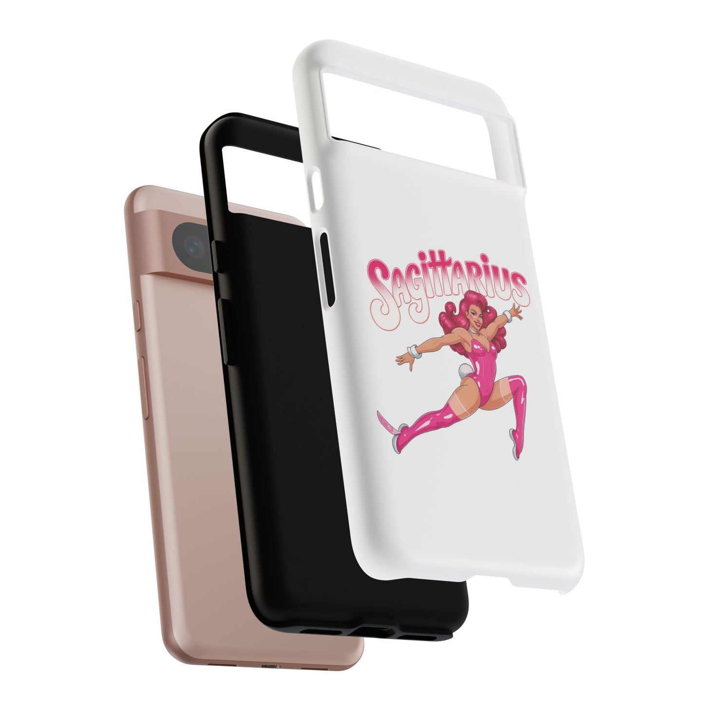 “Sagittarius” phone case Pink Dollar Bill Woman Bunny Costume