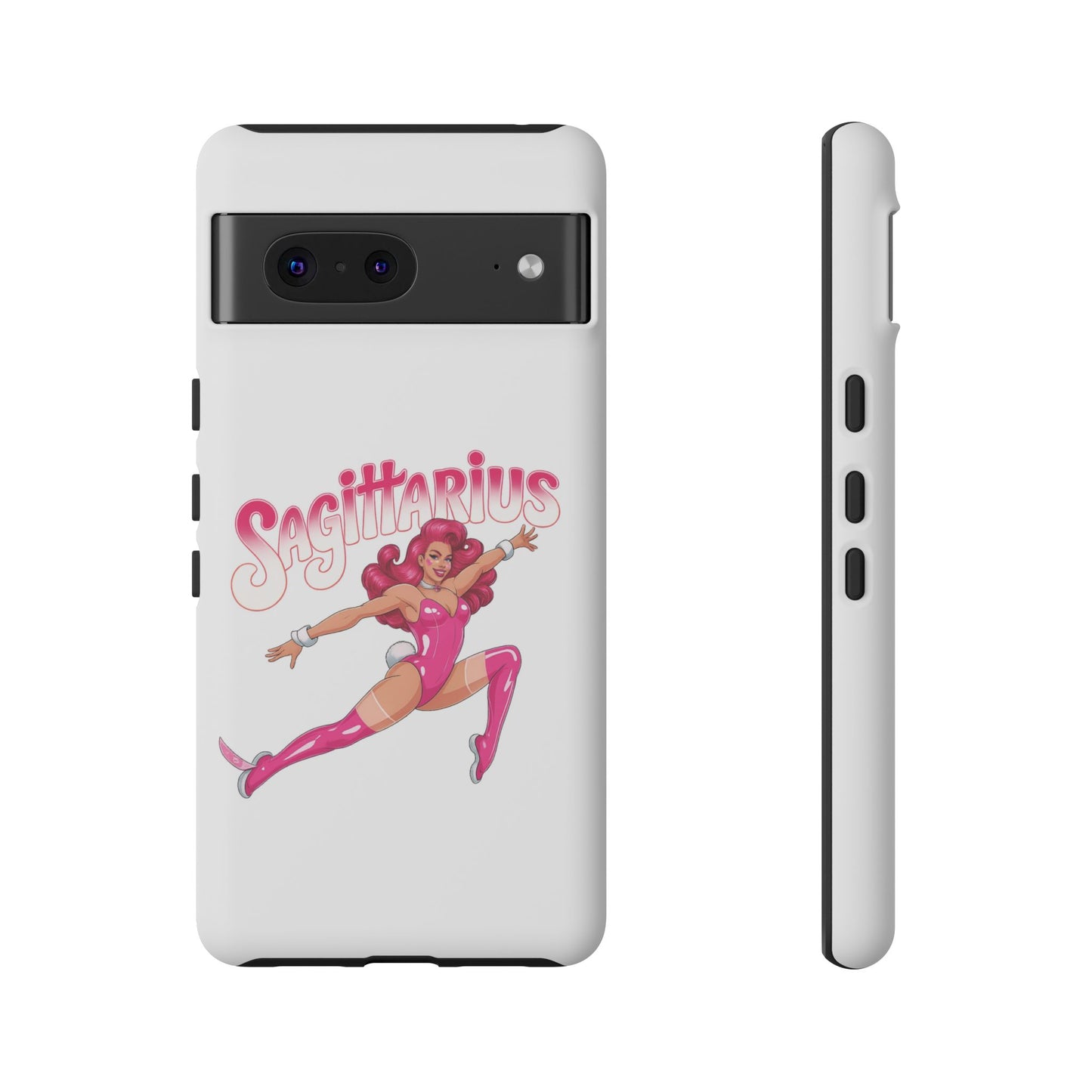 “Sagittarius” phone case Pink Dollar Bill Woman Bunny Costume