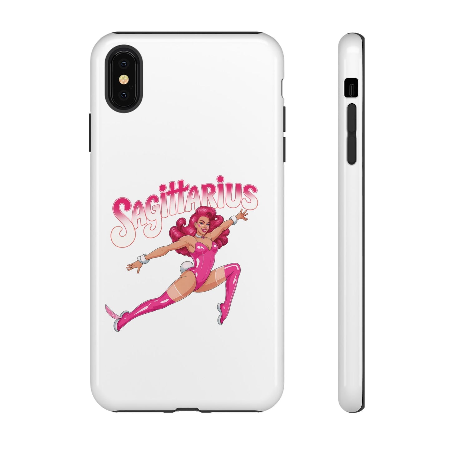 “Sagittarius” phone case Pink Dollar Bill Woman Bunny Costume