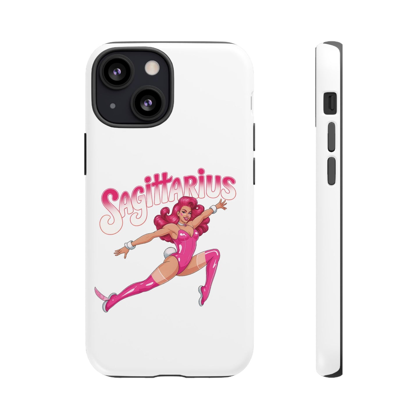 “Sagittarius” phone case Pink Dollar Bill Woman Bunny Costume