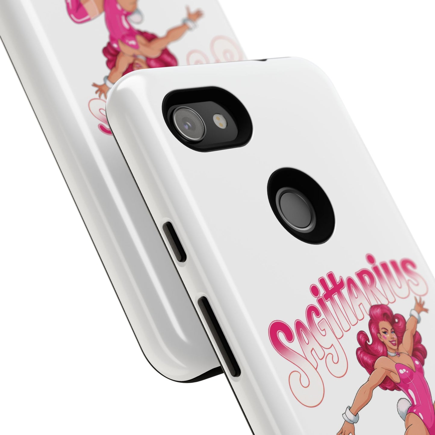“Sagittarius” phone case Pink Dollar Bill Woman Bunny Costume