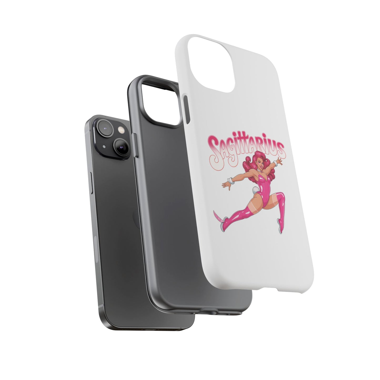 “Sagittarius” phone case Pink Dollar Bill Woman Bunny Costume