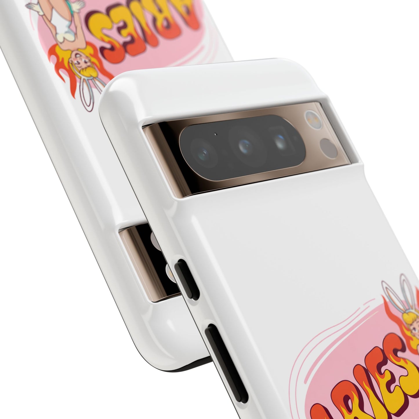 “ARIES” Cute Bunny Phone Case, Tough Phone Cover, Retro Style Case