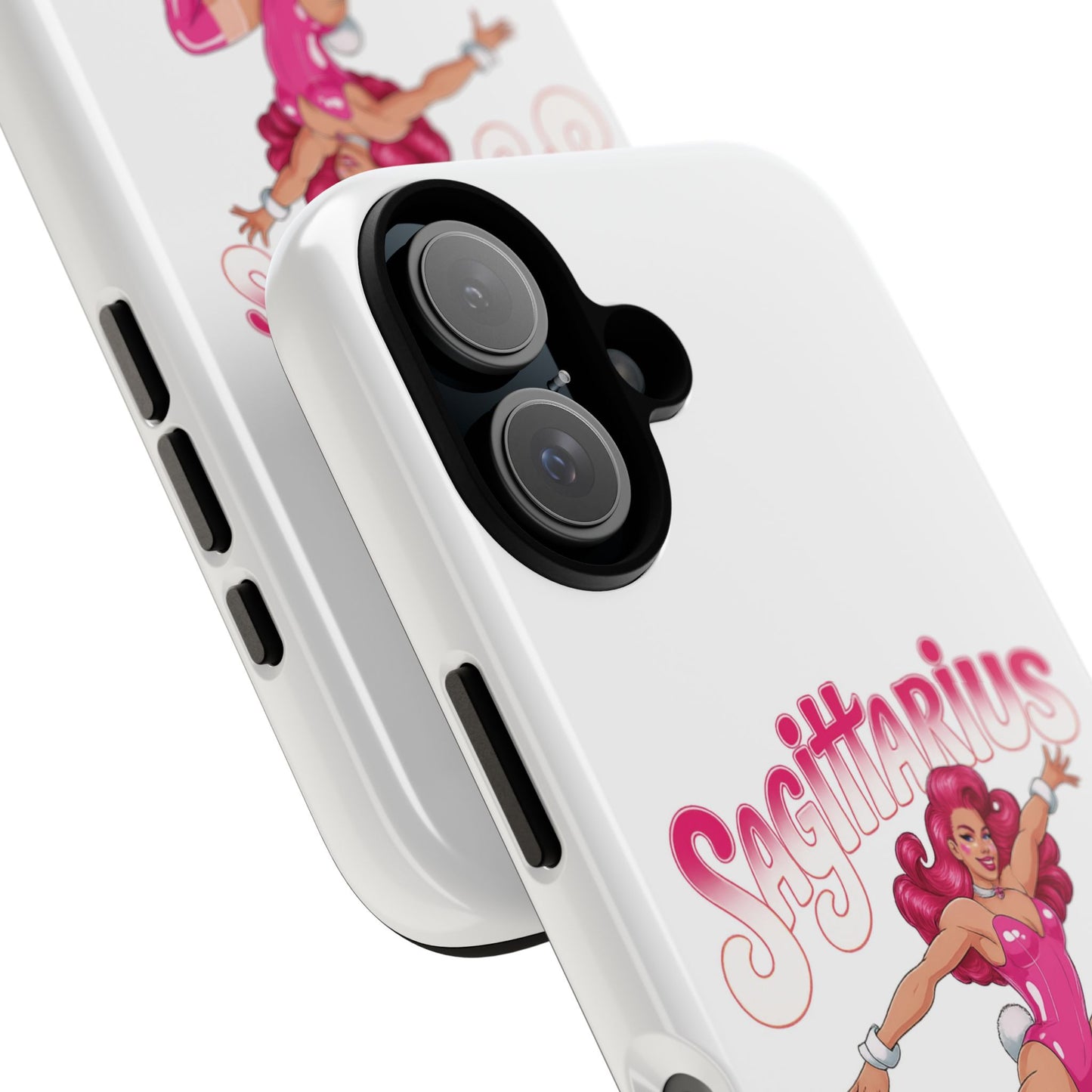 “Sagittarius” phone case Pink Dollar Bill Woman Bunny Costume