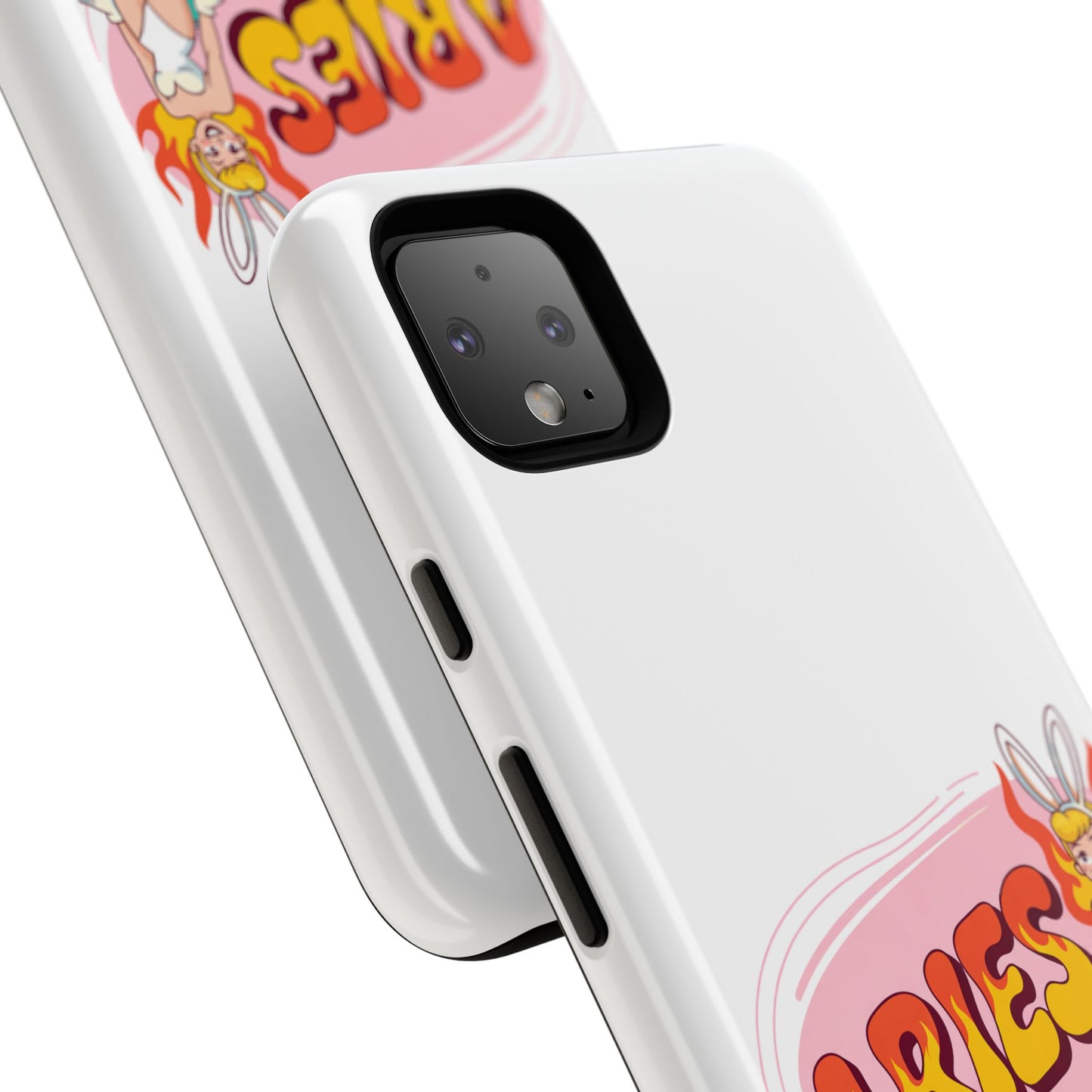 “ARIES” Cute Bunny Phone Case, Tough Phone Cover, Retro Style Case
