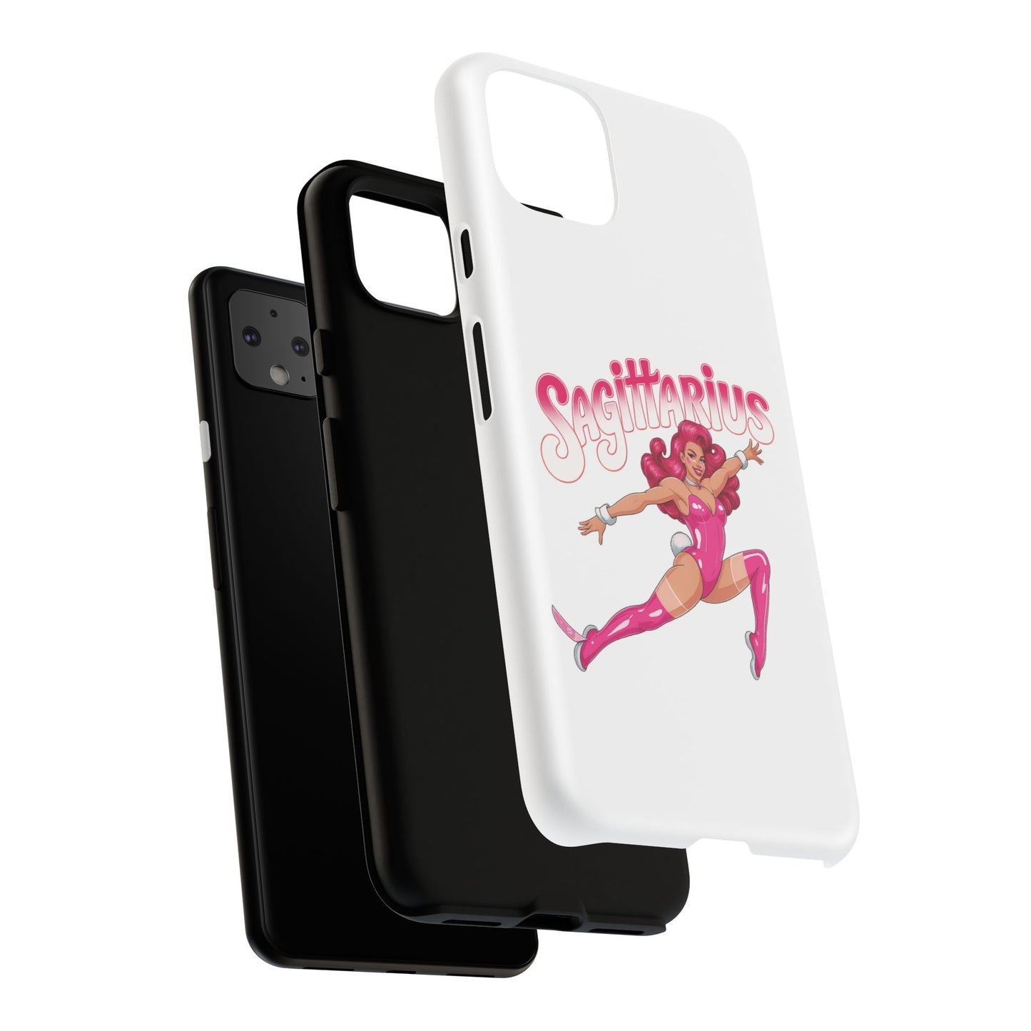 “Sagittarius” phone case Pink Dollar Bill Woman Bunny Costume