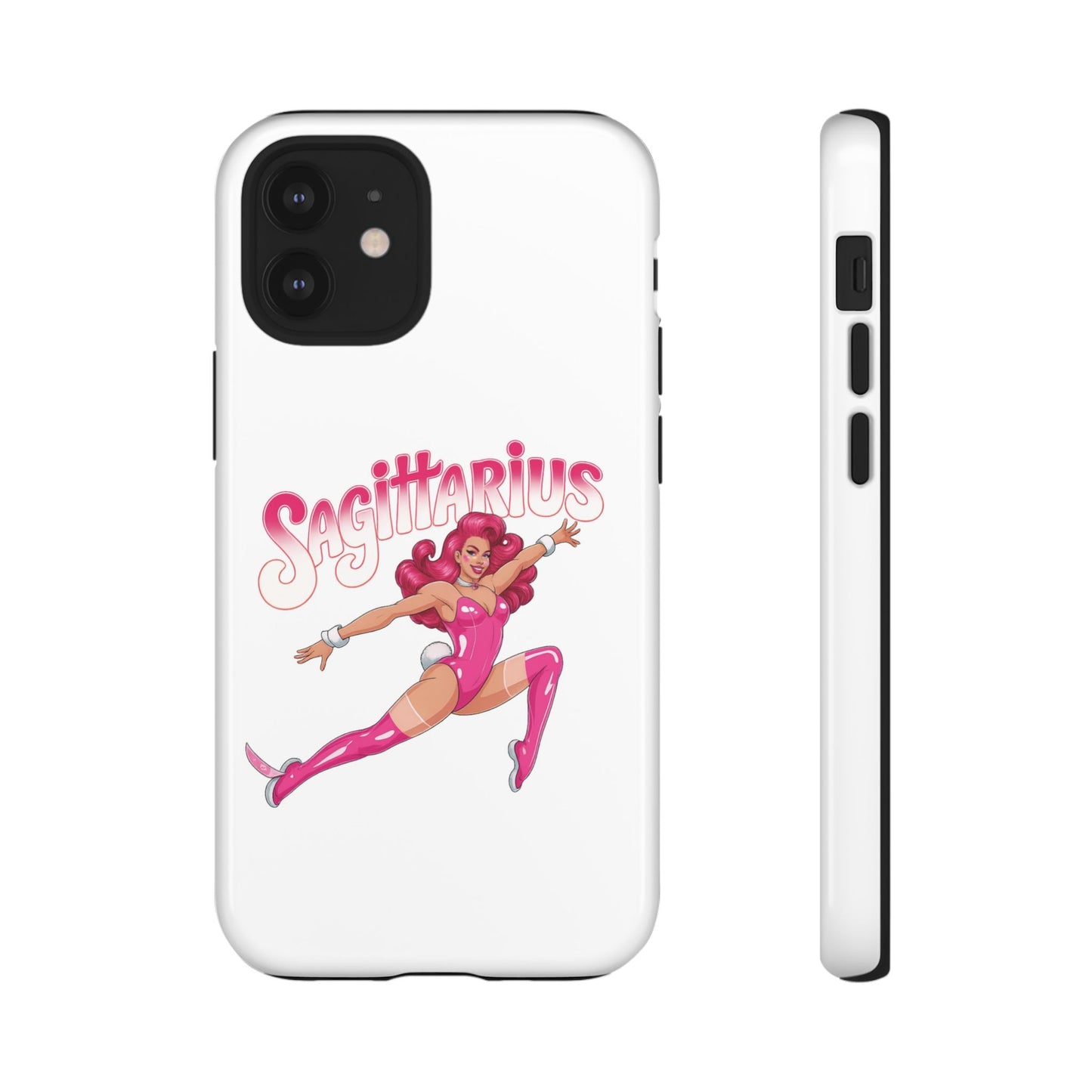 “Sagittarius” phone case Pink Dollar Bill Woman Bunny Costume