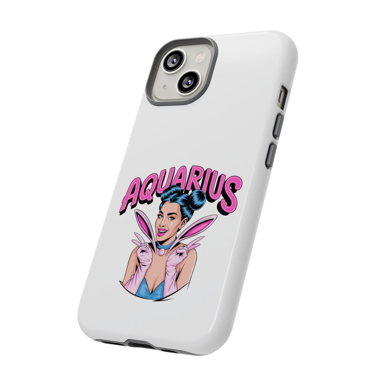 “AQUARIUS” Phone Case with Retro Look