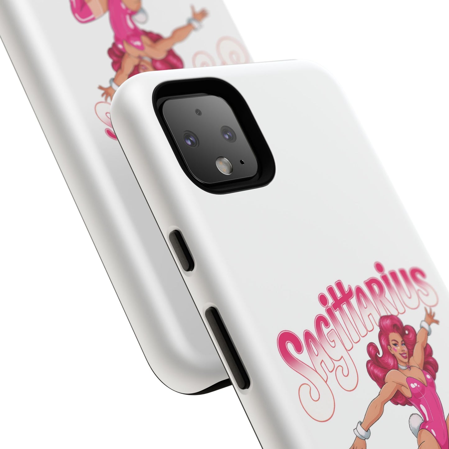 “Sagittarius” phone case Pink Dollar Bill Woman Bunny Costume