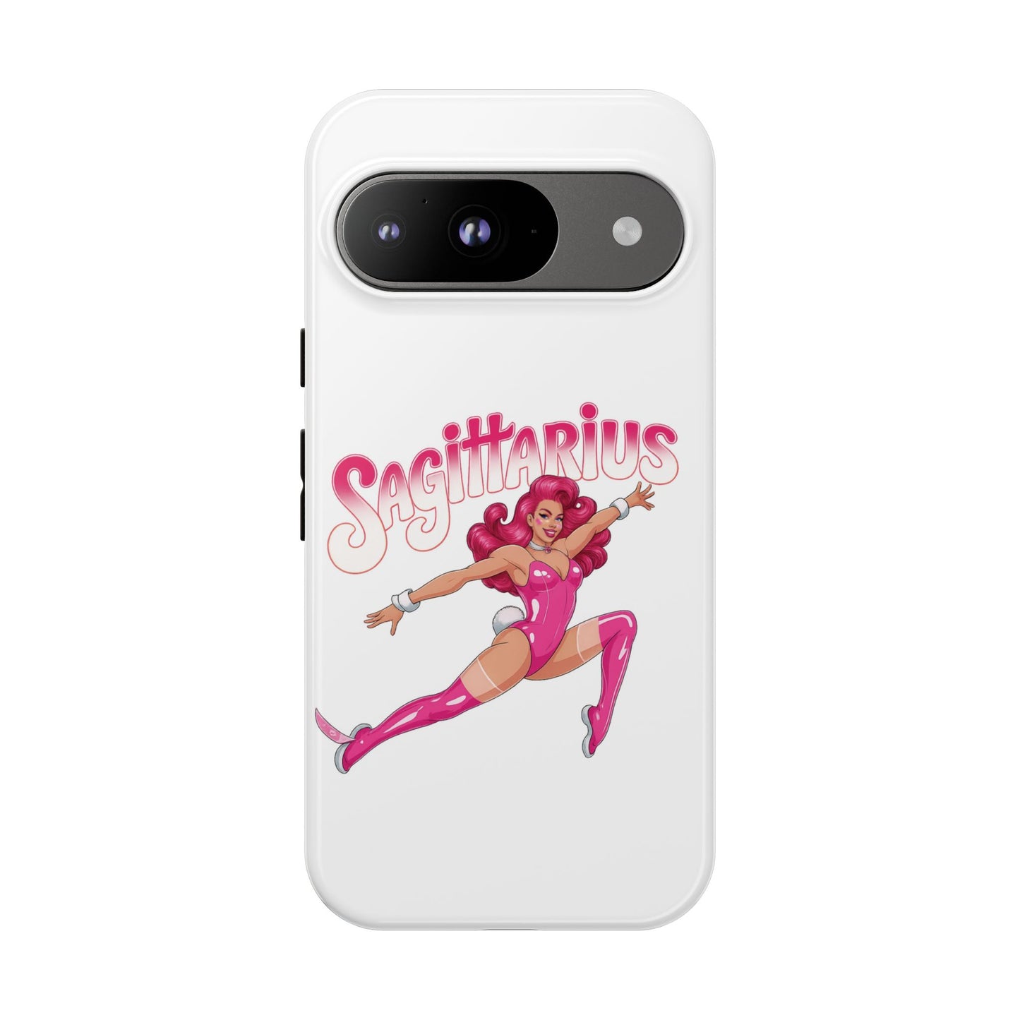 “Sagittarius” phone case Pink Dollar Bill Woman Bunny Costume