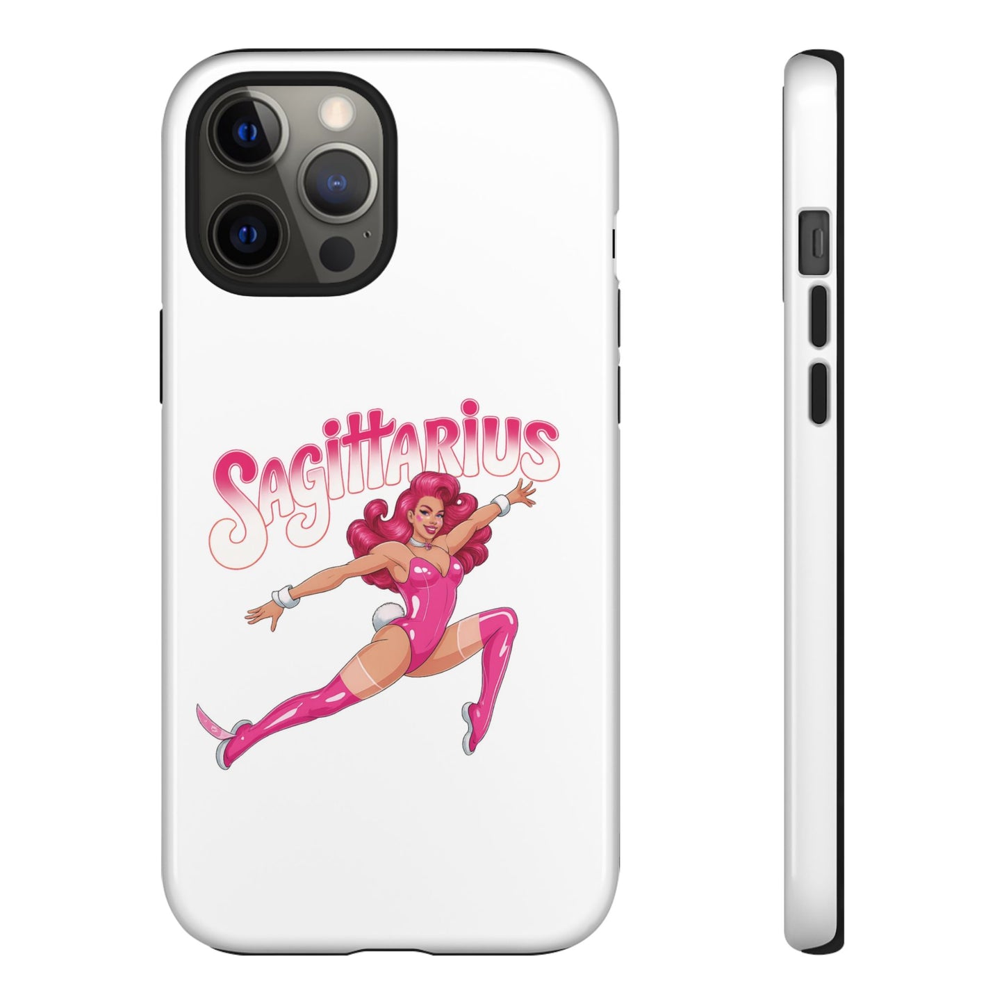 “Sagittarius” phone case Pink Dollar Bill Woman Bunny Costume