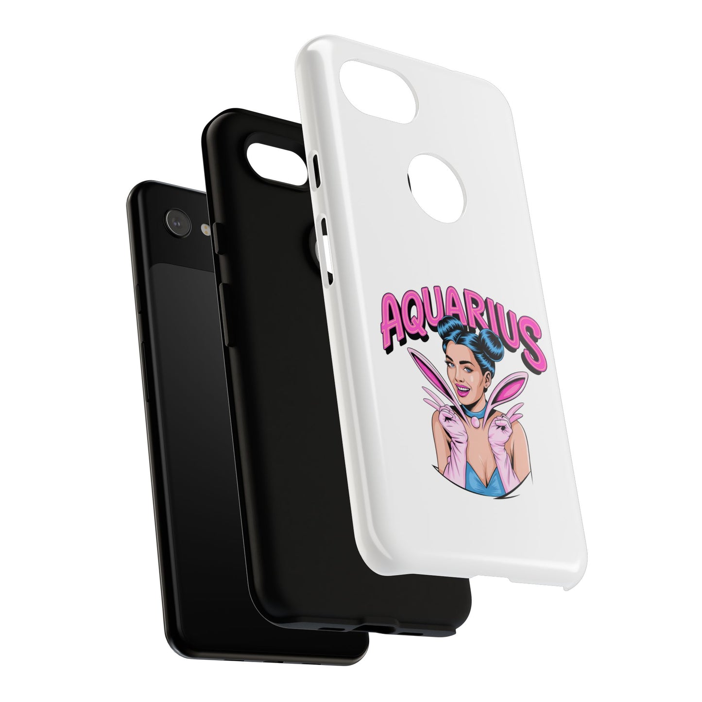 “AQUARIUS” Phone Case with Retro Look