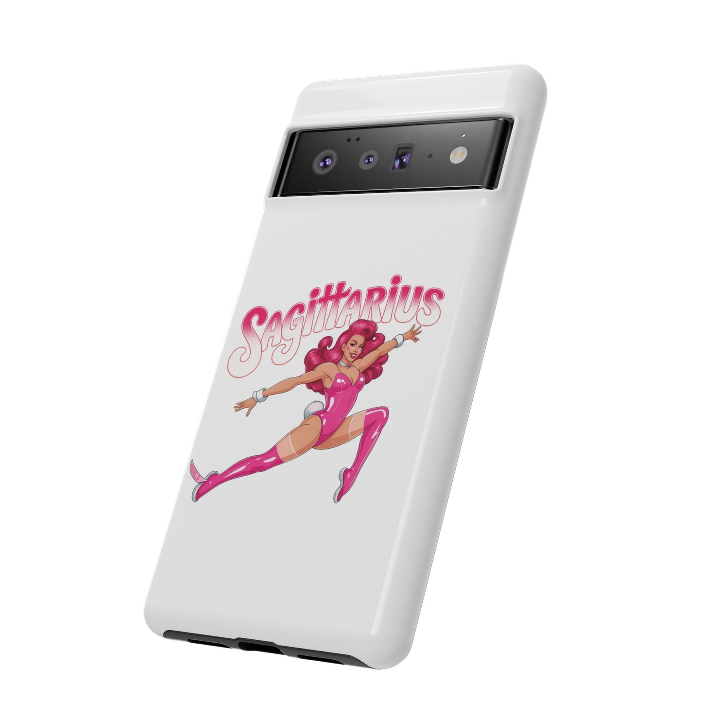 “Sagittarius” phone case Pink Dollar Bill Woman Bunny Costume