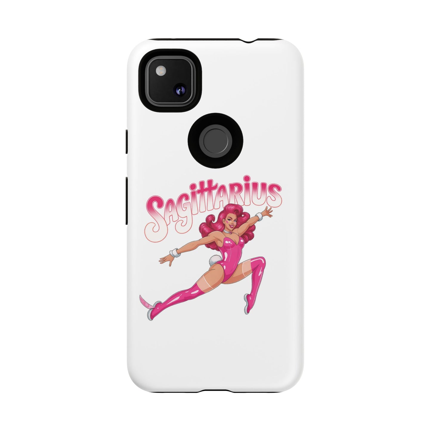 “Sagittarius” phone case Pink Dollar Bill Woman Bunny Costume