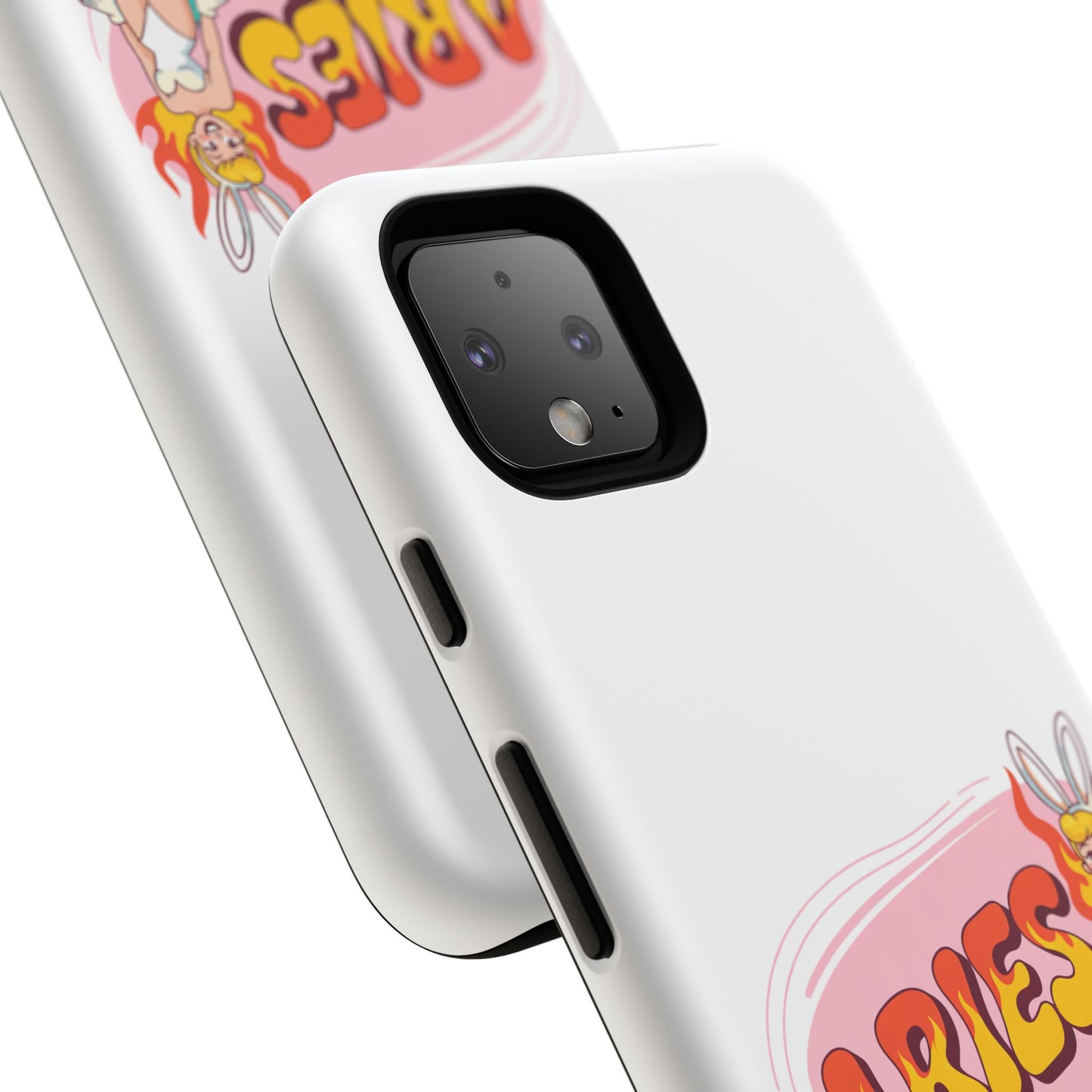 “ARIES” Cute Bunny Phone Case, Tough Phone Cover, Retro Style Case