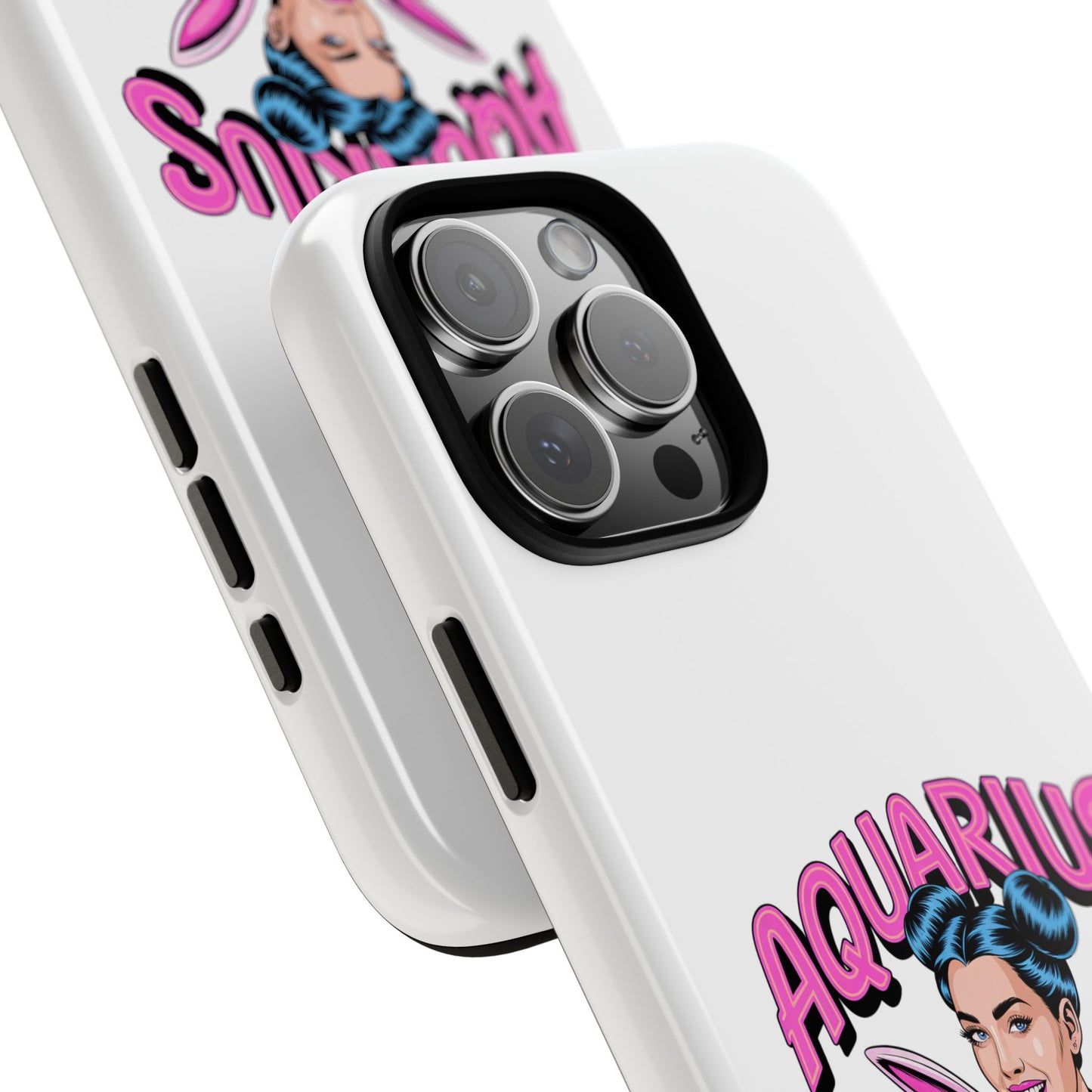 “AQUARIUS” Phone Case with Retro Look