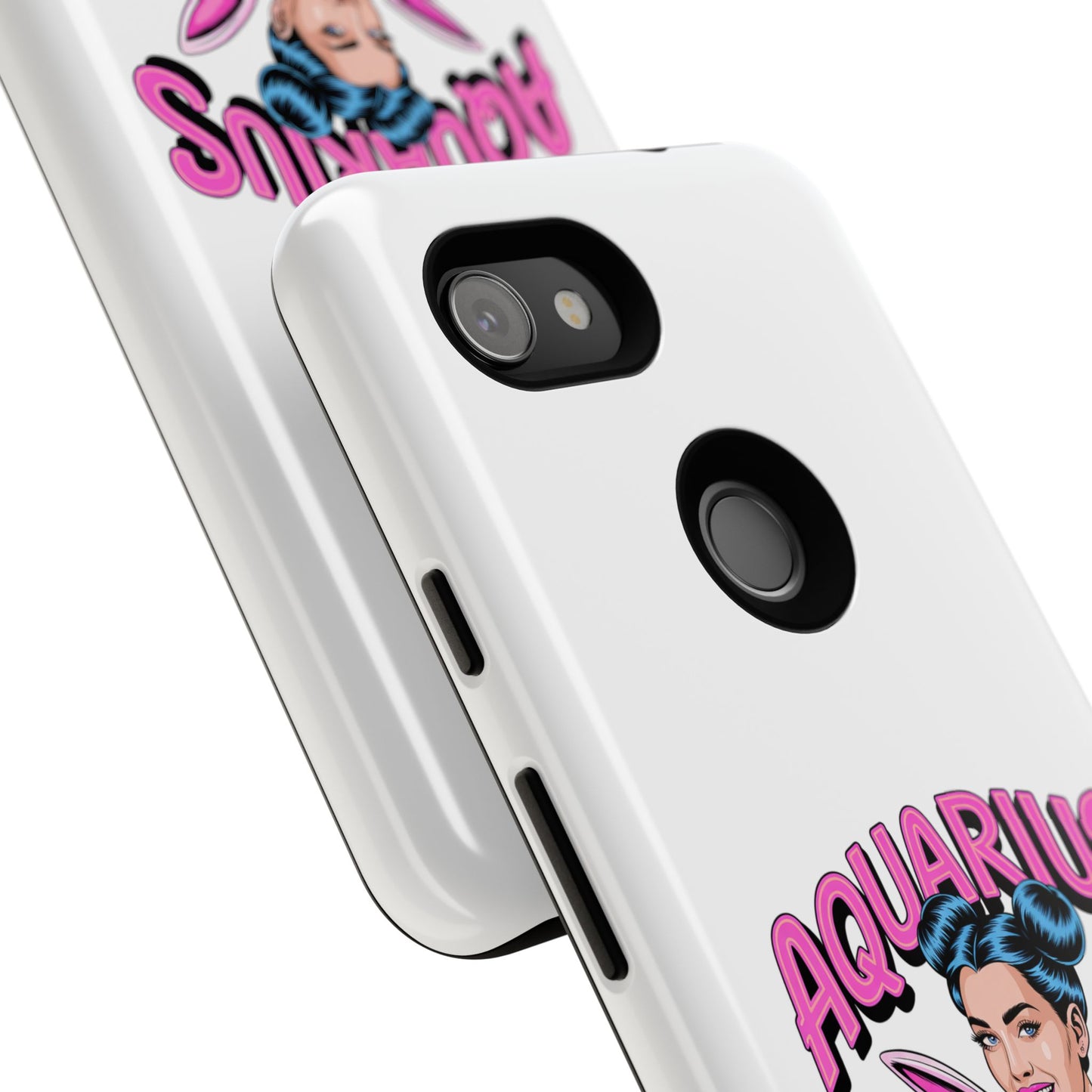 “AQUARIUS” Phone Case with Retro Look