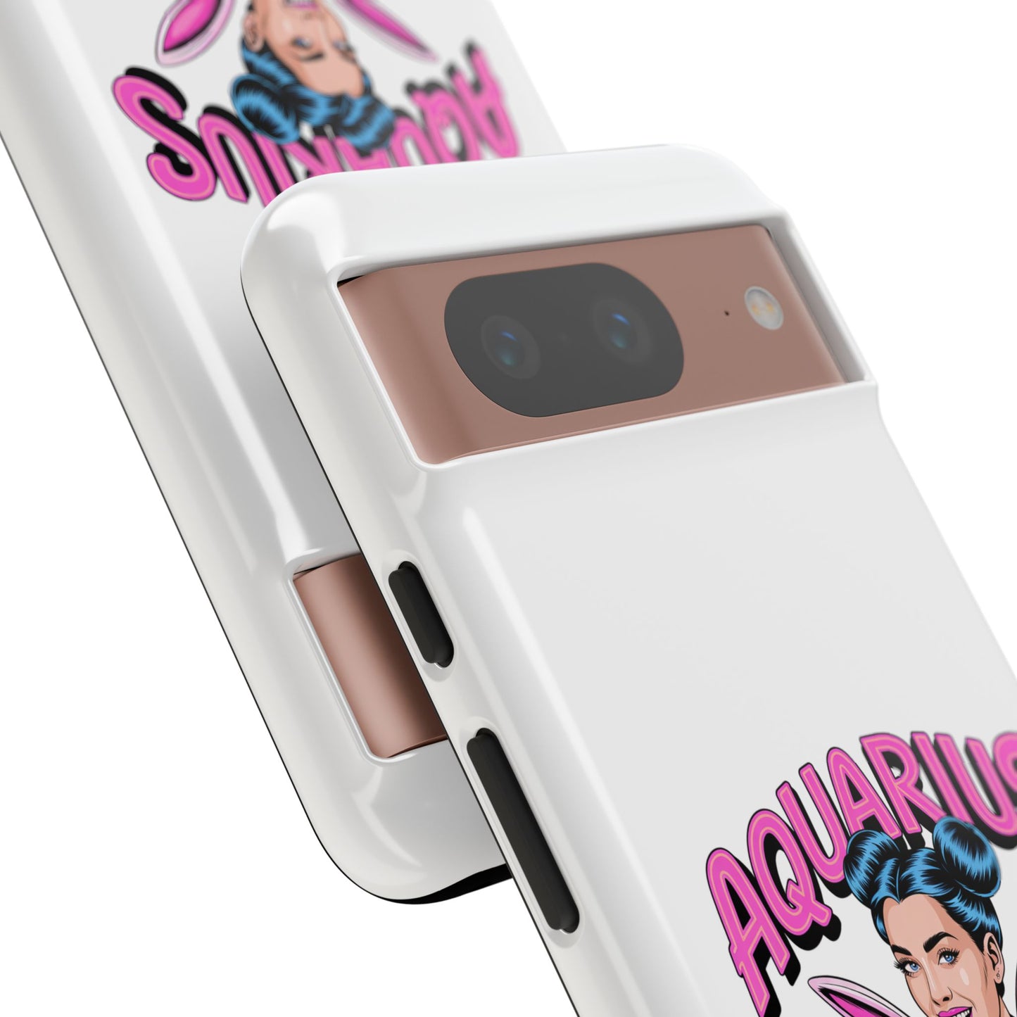 “AQUARIUS” Phone Case with Retro Look