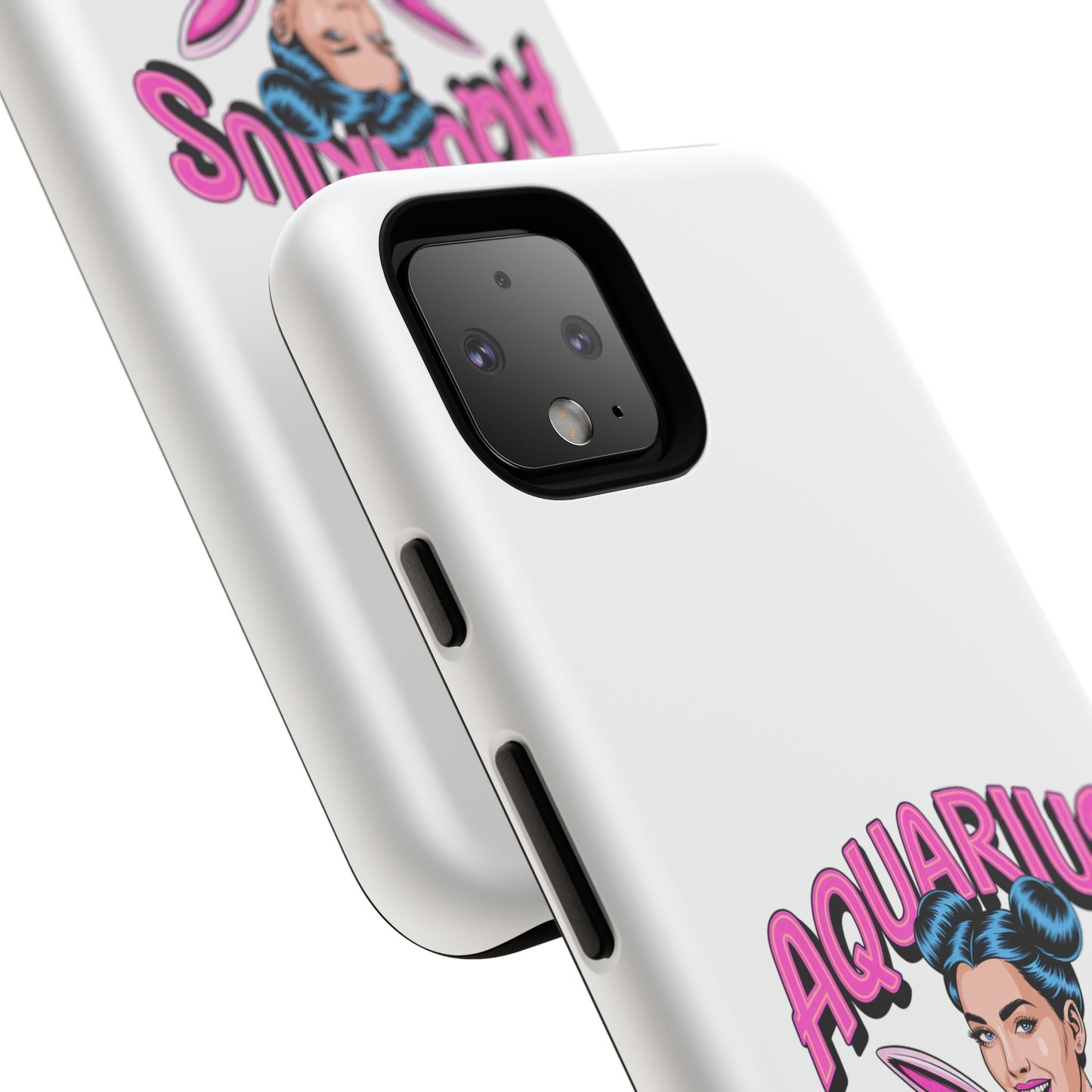 “AQUARIUS” Phone Case with Retro Look