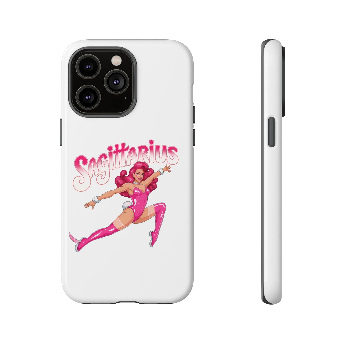 “Sagittarius” phone case Pink Dollar Bill Woman Bunny Costume