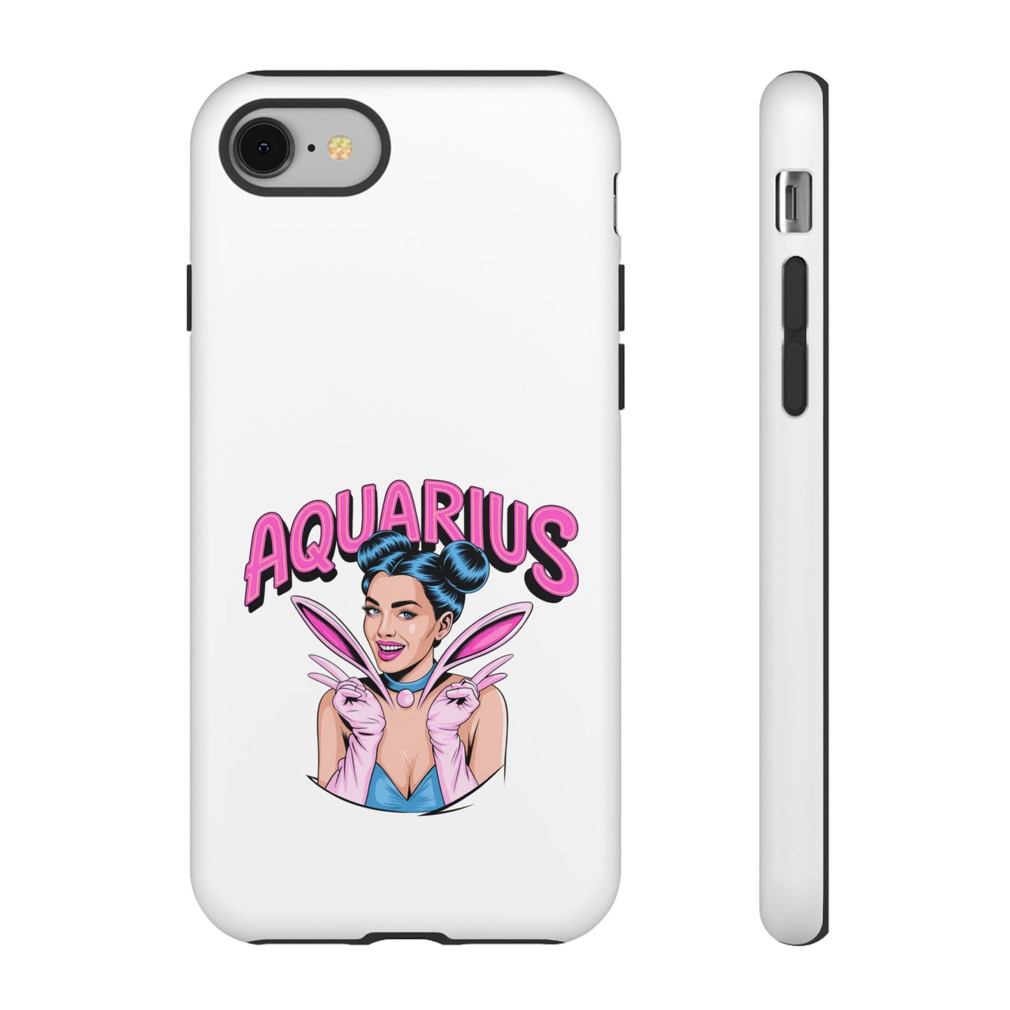 “AQUARIUS” Phone Case with Retro Look