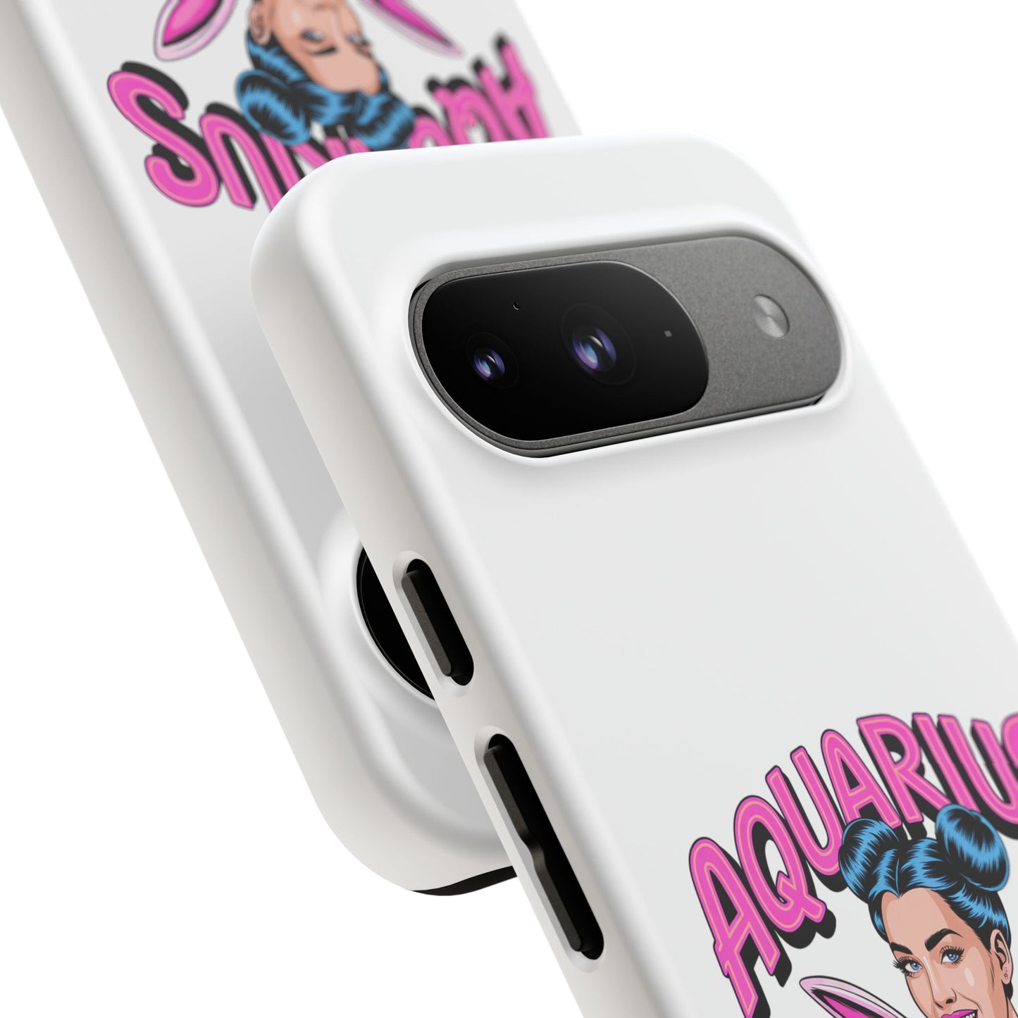 “AQUARIUS” Phone Case with Retro Look