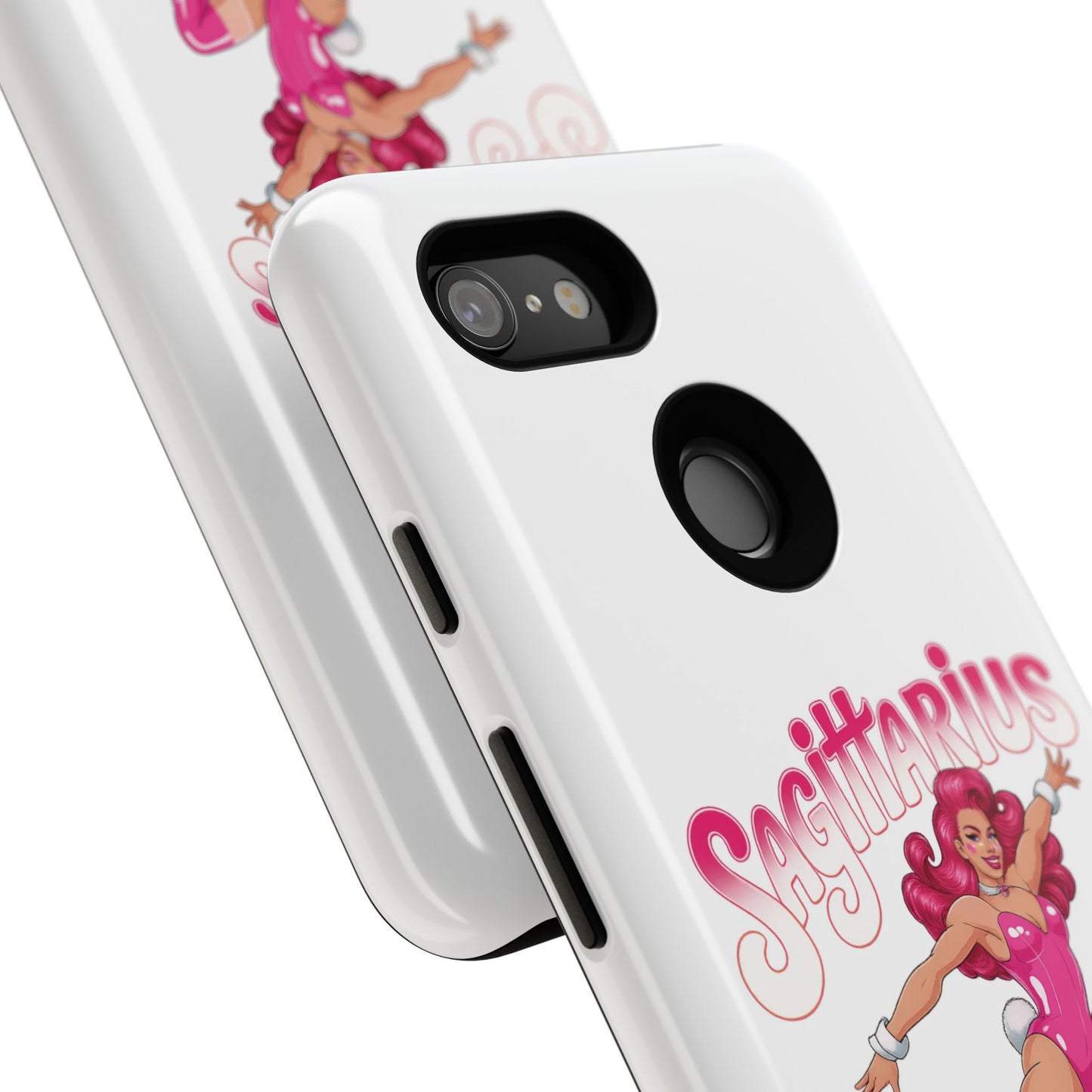 “Sagittarius” phone case Pink Dollar Bill Woman Bunny Costume