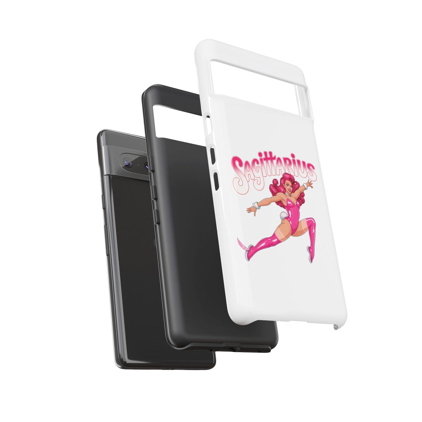 “Sagittarius” phone case Pink Dollar Bill Woman Bunny Costume