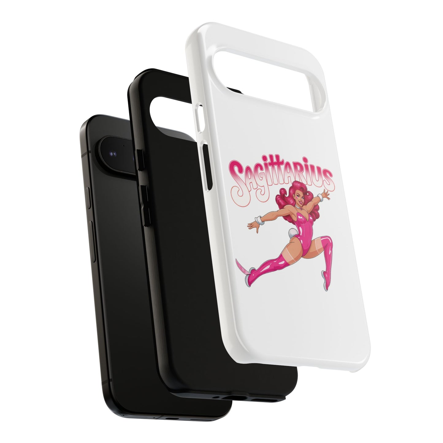 “Sagittarius” phone case Pink Dollar Bill Woman Bunny Costume