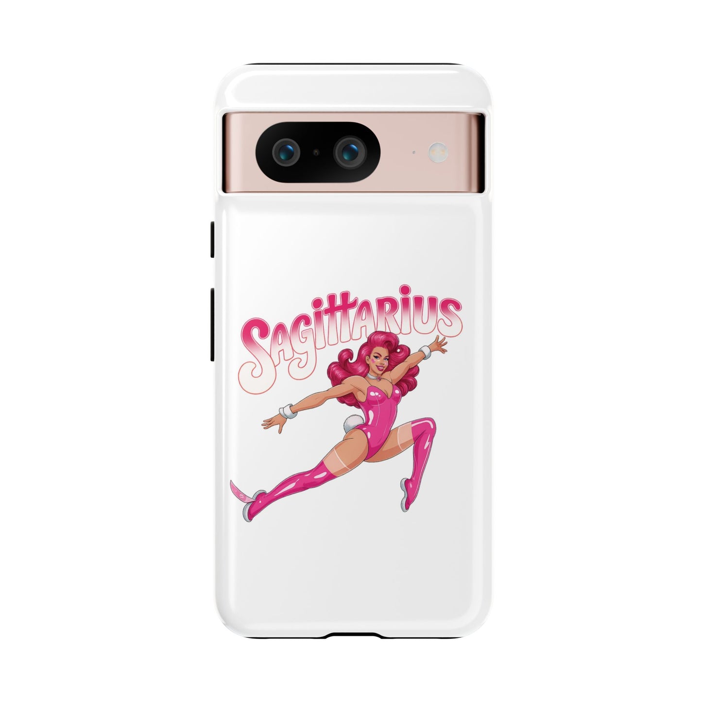 “Sagittarius” phone case Pink Dollar Bill Woman Bunny Costume