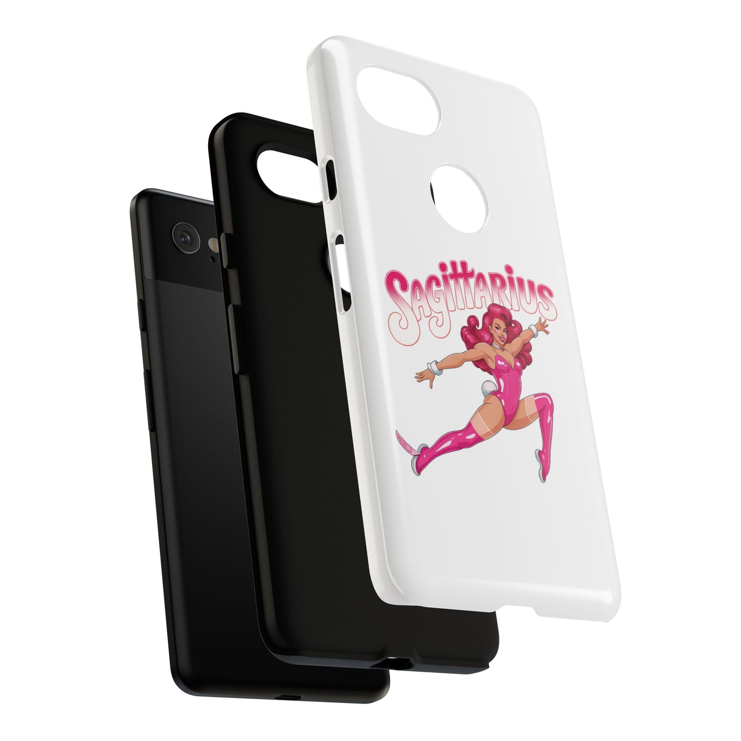 “Sagittarius” phone case Pink Dollar Bill Woman Bunny Costume