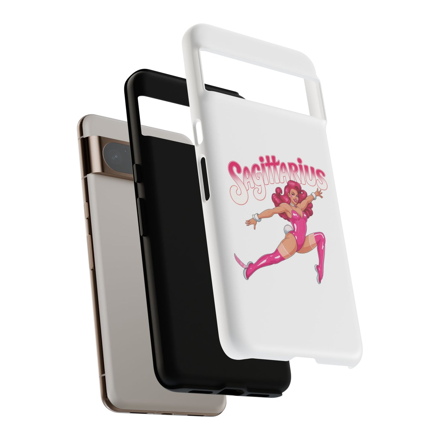 “Sagittarius” phone case Pink Dollar Bill Woman Bunny Costume