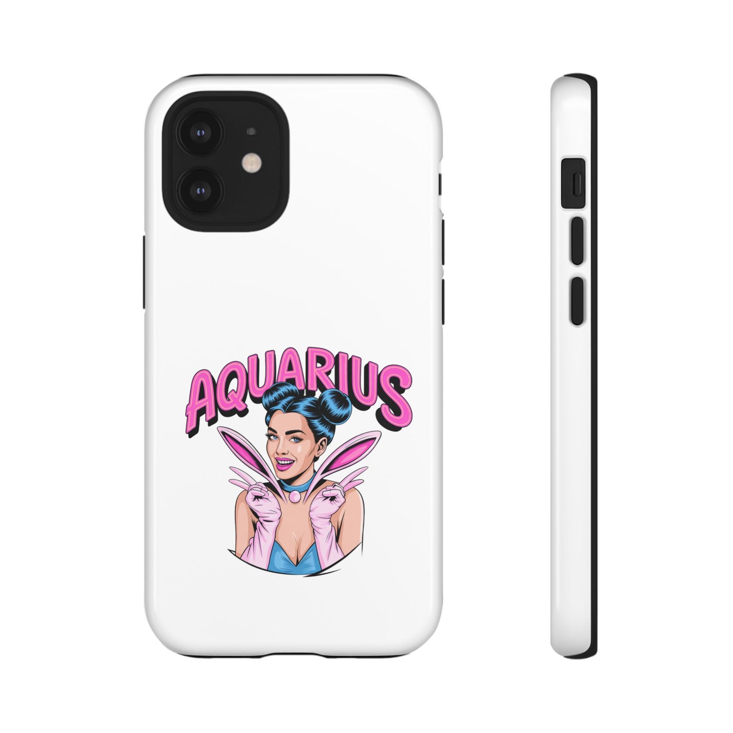 “AQUARIUS” Phone Case with Retro Look