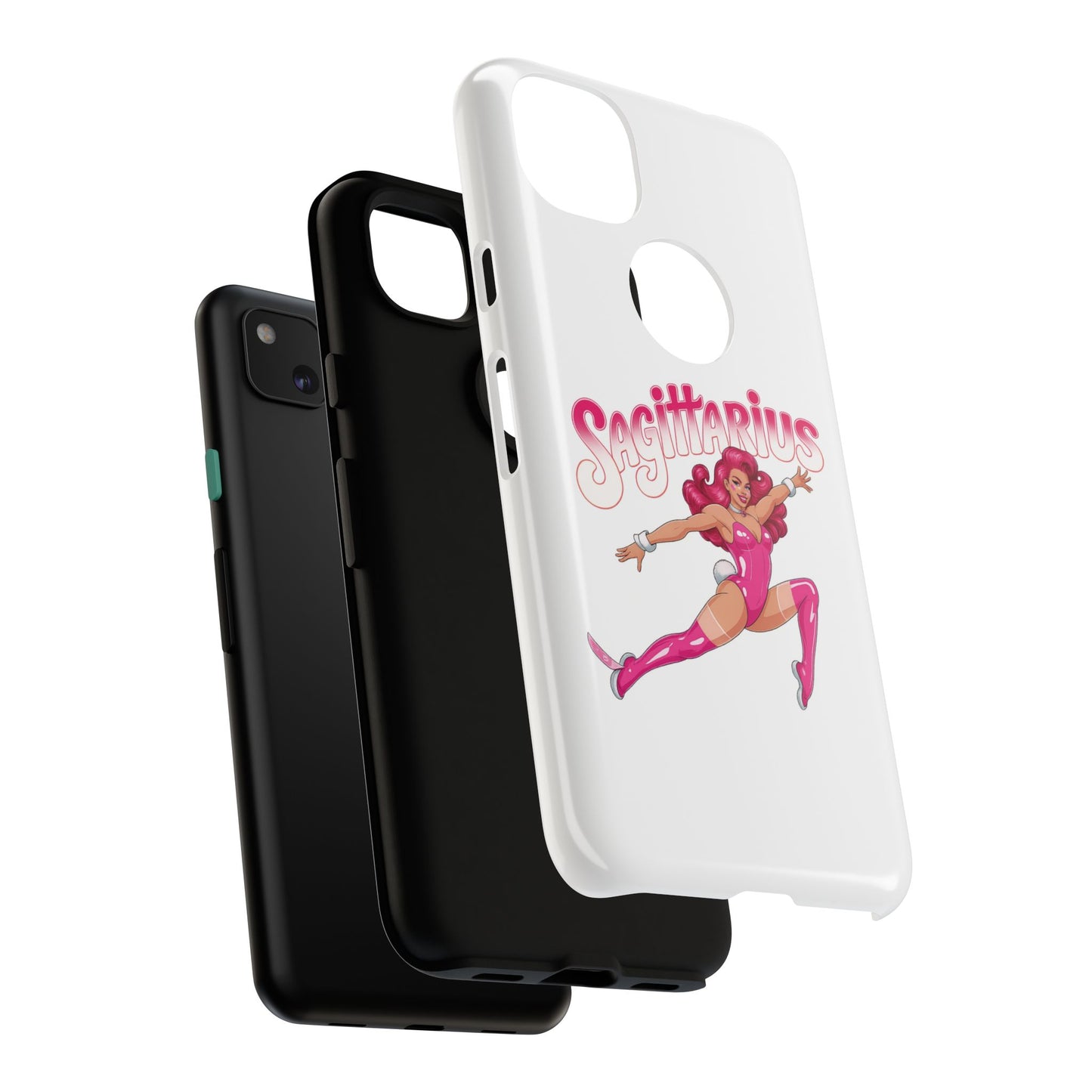 “Sagittarius” phone case Pink Dollar Bill Woman Bunny Costume