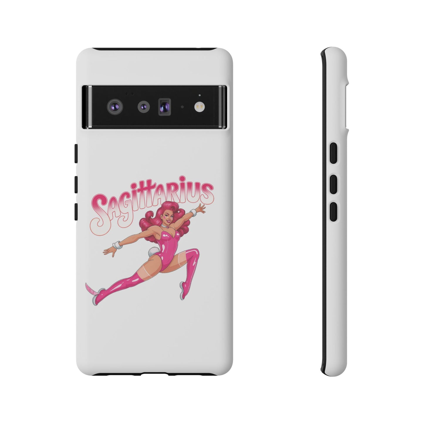 “Sagittarius” phone case Pink Dollar Bill Woman Bunny Costume