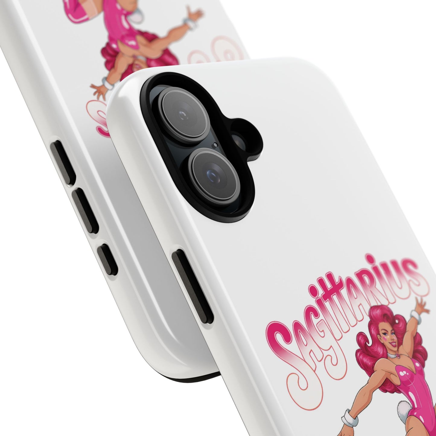 “Sagittarius” phone case Pink Dollar Bill Woman Bunny Costume
